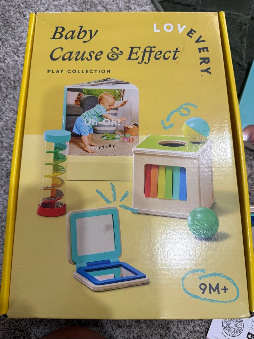 Lovevery Baby Cause & Effect Play Set – Multicolor Soft Learning Blocks ( mixed)